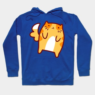 Stubby Little Orange Tabby Hoodie